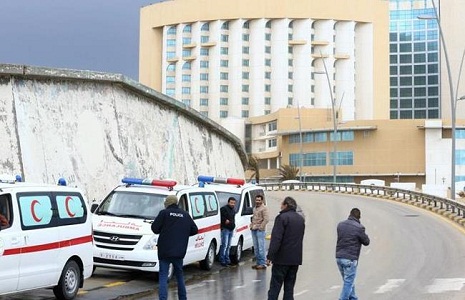 12 killed in attack on Tripoli hotel